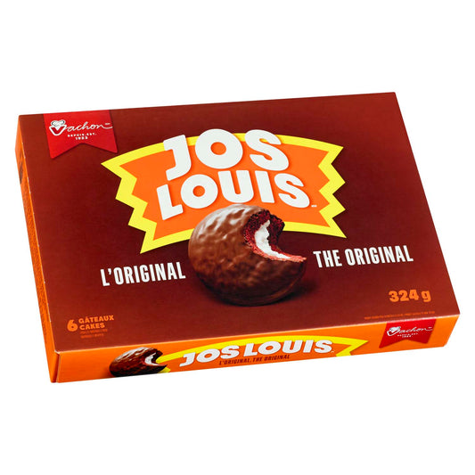 Vachon Jos Louis Chocolate Cakes 6 Pack 324G
