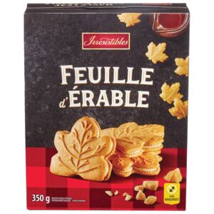 Irrésistible Maple Leaf Cream Cookies 350G