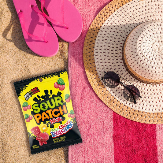 Sour Patch Kids Sour Cherry Blasters Candy Gummies (308G)