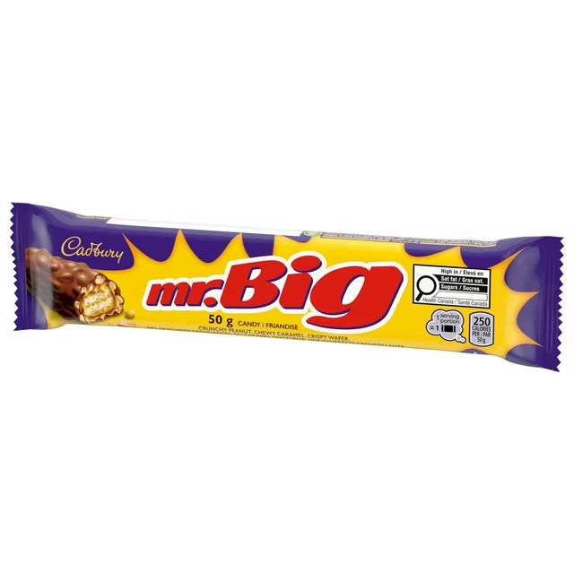 Cadbury Mr Big Full Size Chocolate Bar (50g)