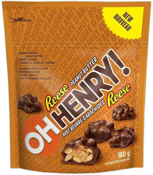 Oh Henry Reese's Peanut Butter Bites Full Size Bag (180g)