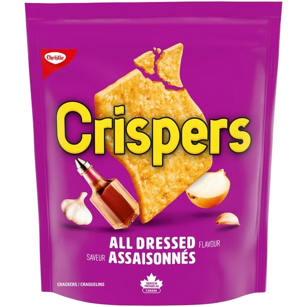 Crispers Full Size Variety Pack (8 Full Size Bags) (1.5kg / 3.3lbs)