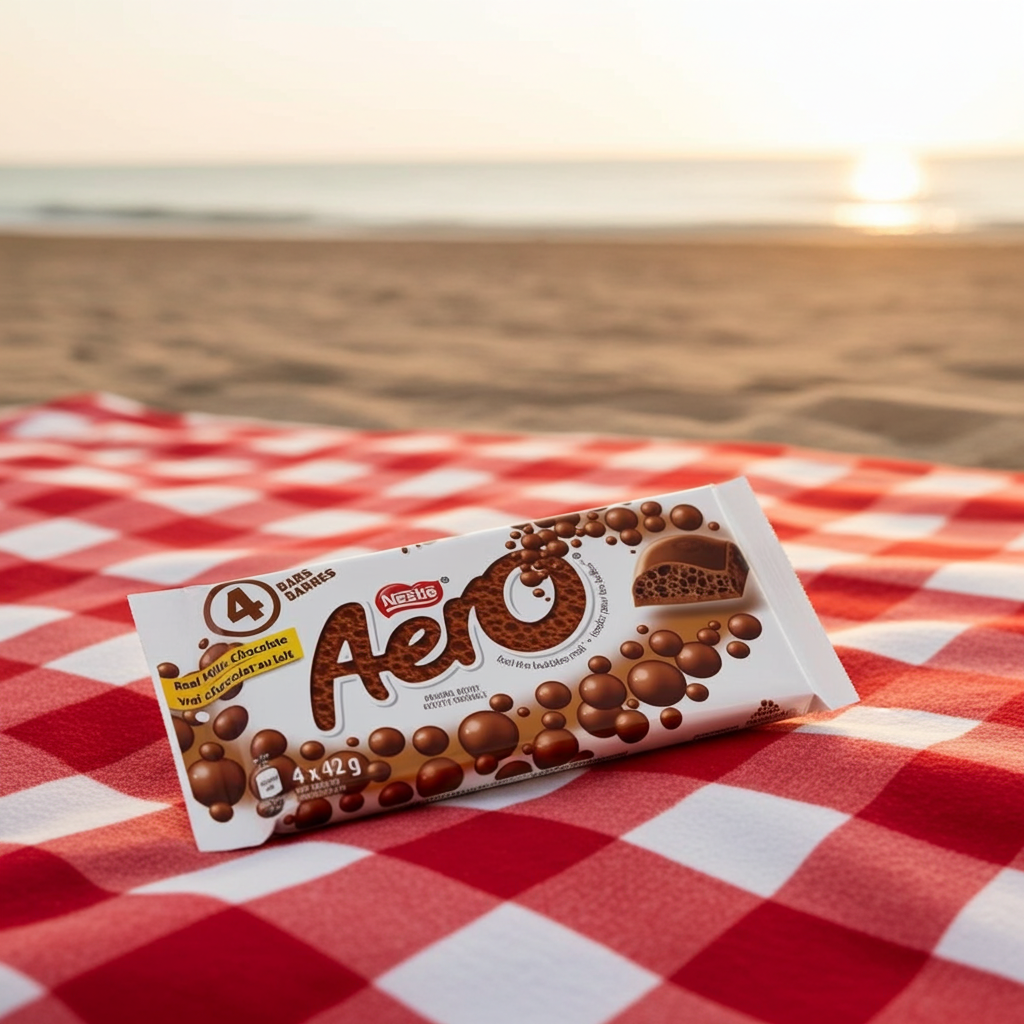 Nestle Aero Milk Chocolate Bar 4 Pack (4 x 42G)