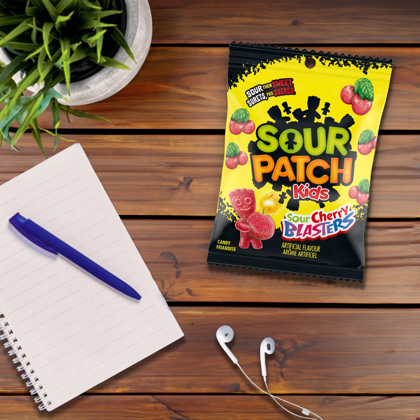 Sour Patch Kids Sour Cherry Blasters Candy Gummies (308G)