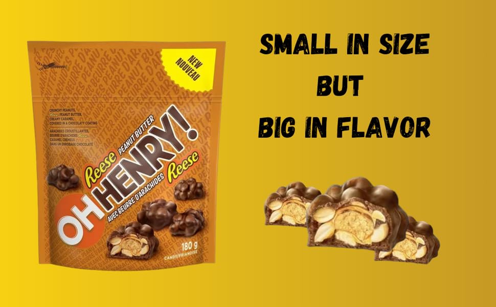 Oh Henry Reese's Peanut Butter Bites Full Size Bag (180g)