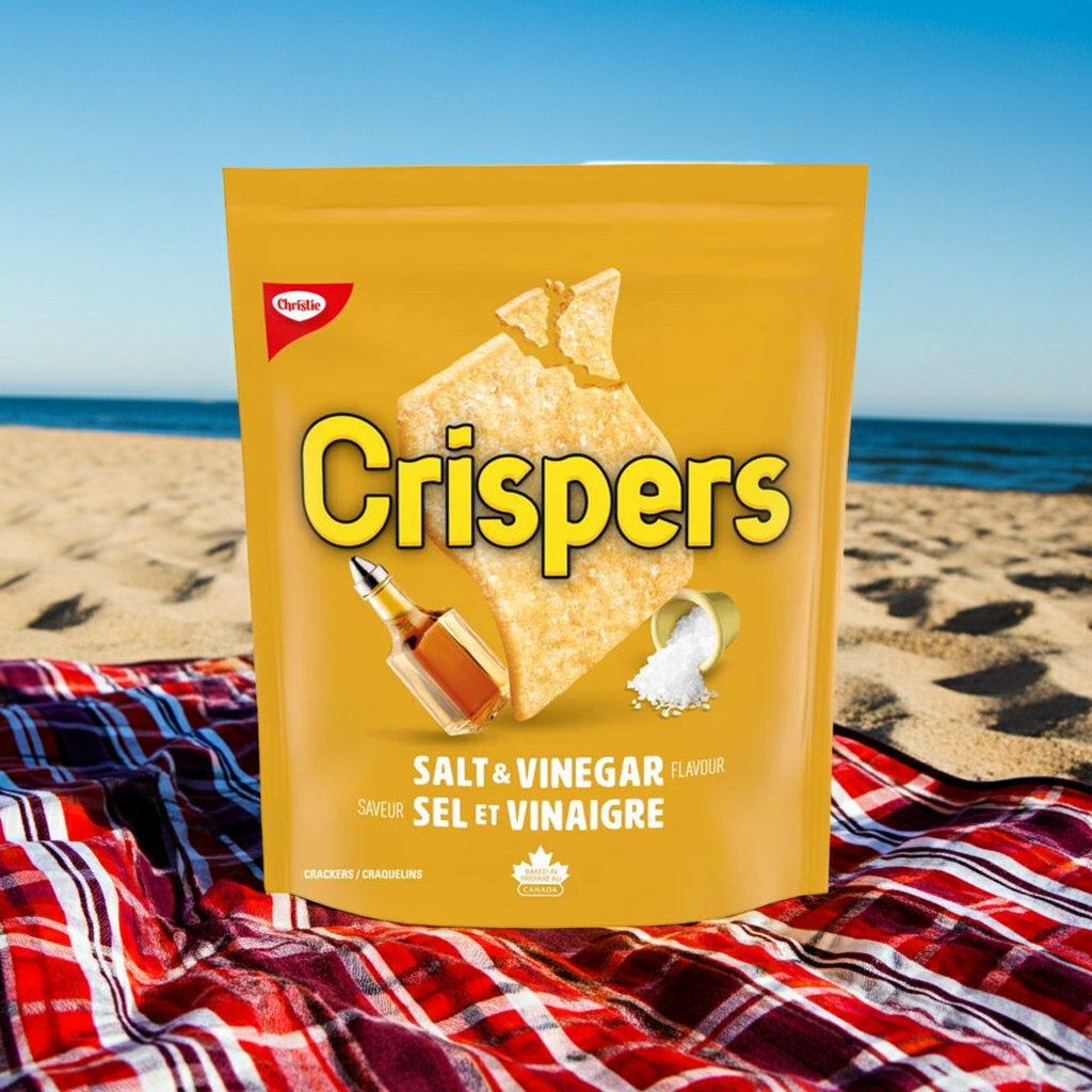 Crispers Salt & Vinegar Flavour Snack 145G