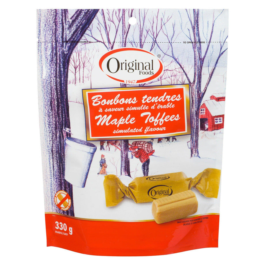 Original Foods Maple Toffee Candies 330G
