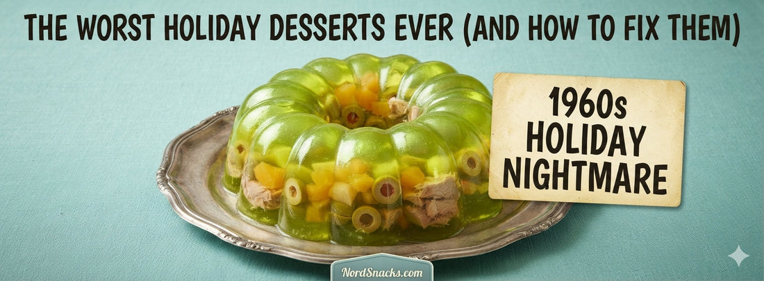 Jell-O Molds & Fruitcake: The Absolute Worst Holiday Desserts in History (And How to Fix Your Dessert Table)