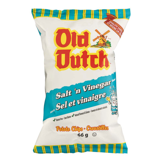 Old Dutch Salt'n Vinegar Potato Chips (235G)