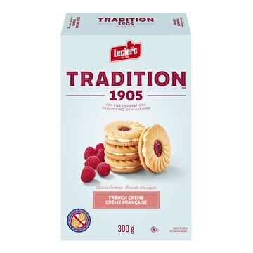 Leclerc 1905 Tradition French Creme Cookies (300g)