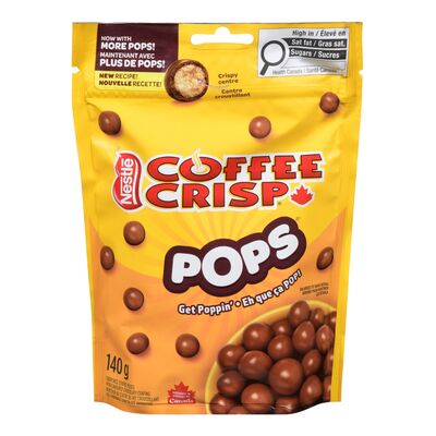 Nestle Coffee Crisp Pops Full Size Bag (140g)