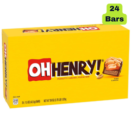 Oh Henry! Chocolate Bars 24 Pack (24 x 58G)