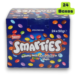 Nestle Smarties Candy Coated Mile Chocolate 24 Pack (24 x 45G)
