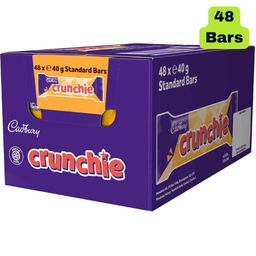 Cadbury Crunchie Chocolate Bar 48 Pack (48 x 44G)