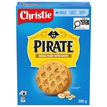 Pirate Oatmeal Peanut Butter Cookies
