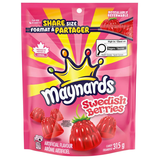 Maynards Swedish Berries Candy Gummies (315G)
