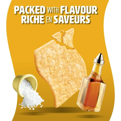 Crispers Salt & Vinegar Flavour Snacks 12 Pack (12 x 145G)