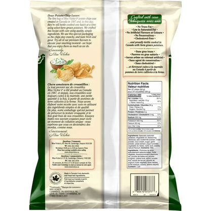 Miss Vickie's Sour Cream, Herb, & Onion Potato Chips 10 Pack (10 x 200G)