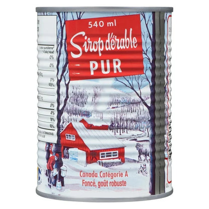 Pure Canadian Maple Syrup Grade A 540ML