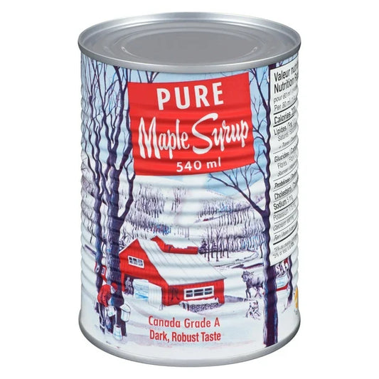 Pure Canadian Maple Syrup Grade A 540ML