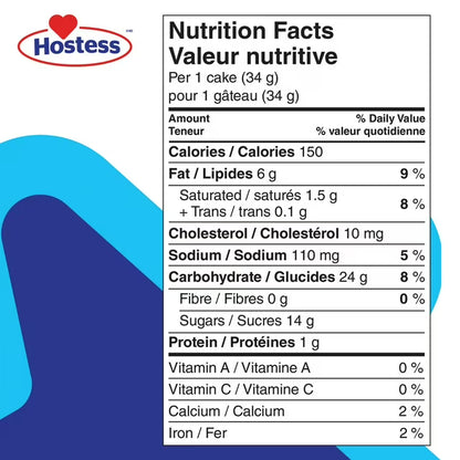 Hostess Twinkies Snake Cupcakes 6 Pack 202g