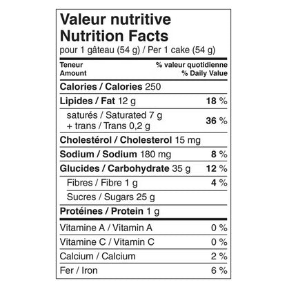 Vachon May West Snack Cakes 6 Pack 324G
