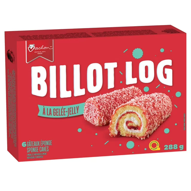 Vachon Billet Log Jelly Filled Cakes 6 Pack 288g