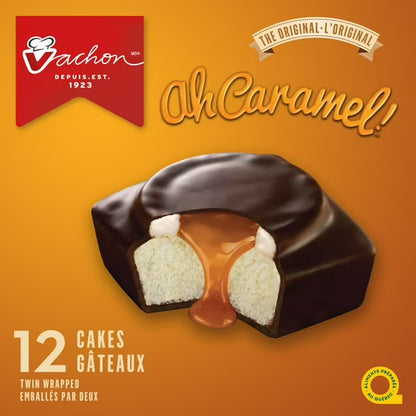 Vachon Ah Caramel Caramel Snack Cakes 12 Pack 336G