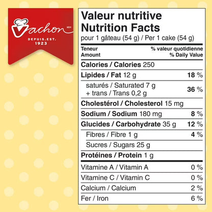 Vachon May West Snack Cakes 6 Pack 324G