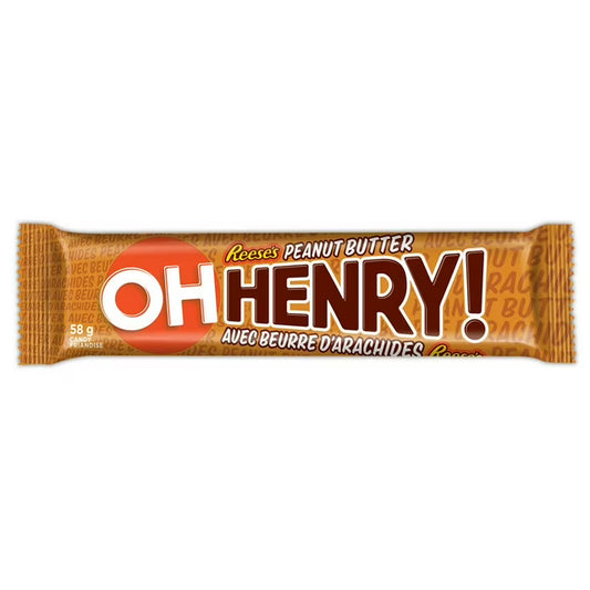 Oh Henry Peanut Butter Full Size Chocolate bar (58g)