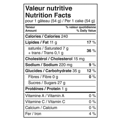 Vachon Jos Louis Chocolate Cakes 6 Pack 324G