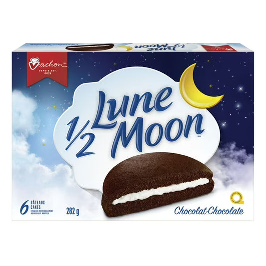 Vachon 1/2 Moon Chocolate Snack Cakes 6 Pack 282G