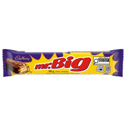 Cadbury Mr Big Full Size Chocolate Bar (50g)