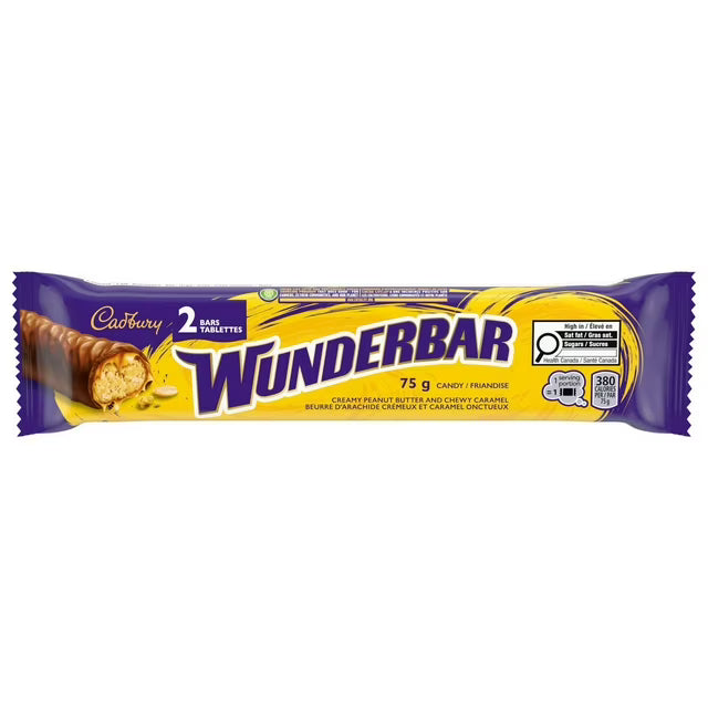 Cadbury Wunderbar Chocolate Candy Bar King Size (75g)