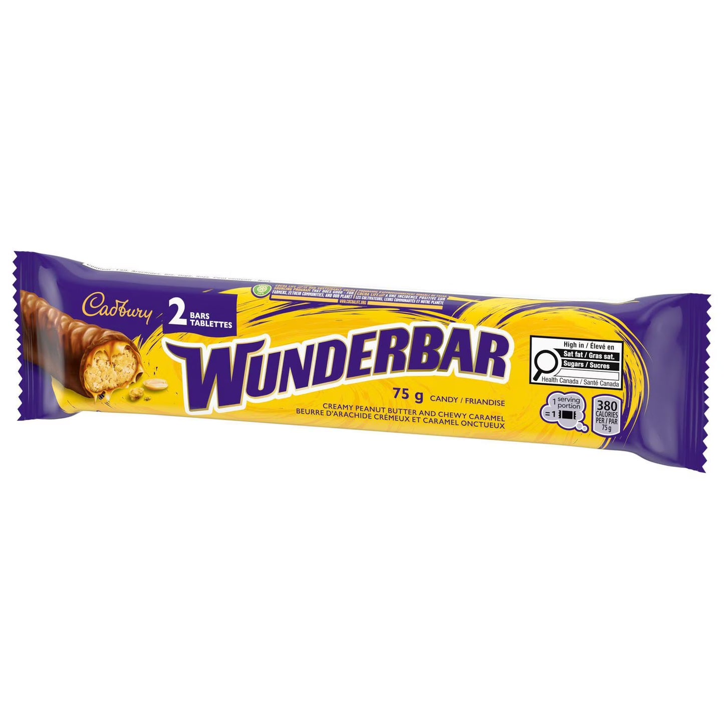 Cadbury Wunderbar Chocolate Candy Bar King Size (75g)
