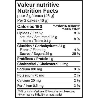 Vachon Rosettes Snack Cakes 6 Pack 276g