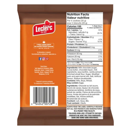 Leclerc Celebration Milk Chocolate Finger Cookies (240G)