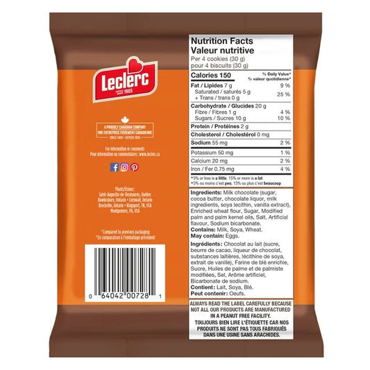 Leclerc Celebration Milk Chocolate Finger Cookies (240G)