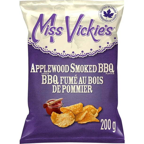 Miss Vickie's Applewood Smoked BBQ Potato Chips 10 Pack (10 x 200G)