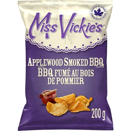 Miss Vickie's Applewood Smoked BBQ Potato Chips 200G