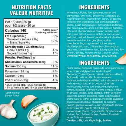 Crispers Ranch Flavour Snacks 12 Pack (12 x 145G)