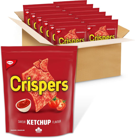Crispers Ketchup Flavour Snacks 12 Pack (12 x 145G)