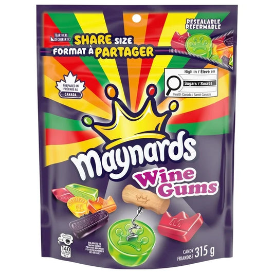 Maynards Wine Gums Candy Gummies (315G)