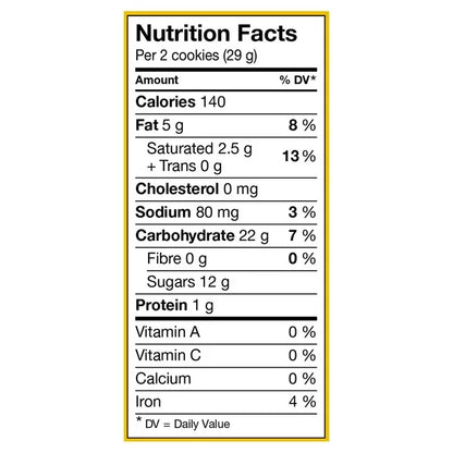 Leclerc Celebration Maple Leaf Cream Cookies 350G