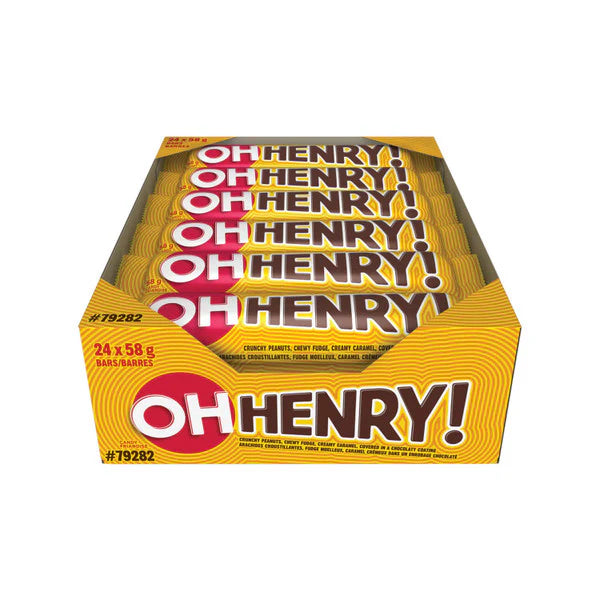 Oh Henry! Chocolate Bars 24 Pack (24 x 58G)