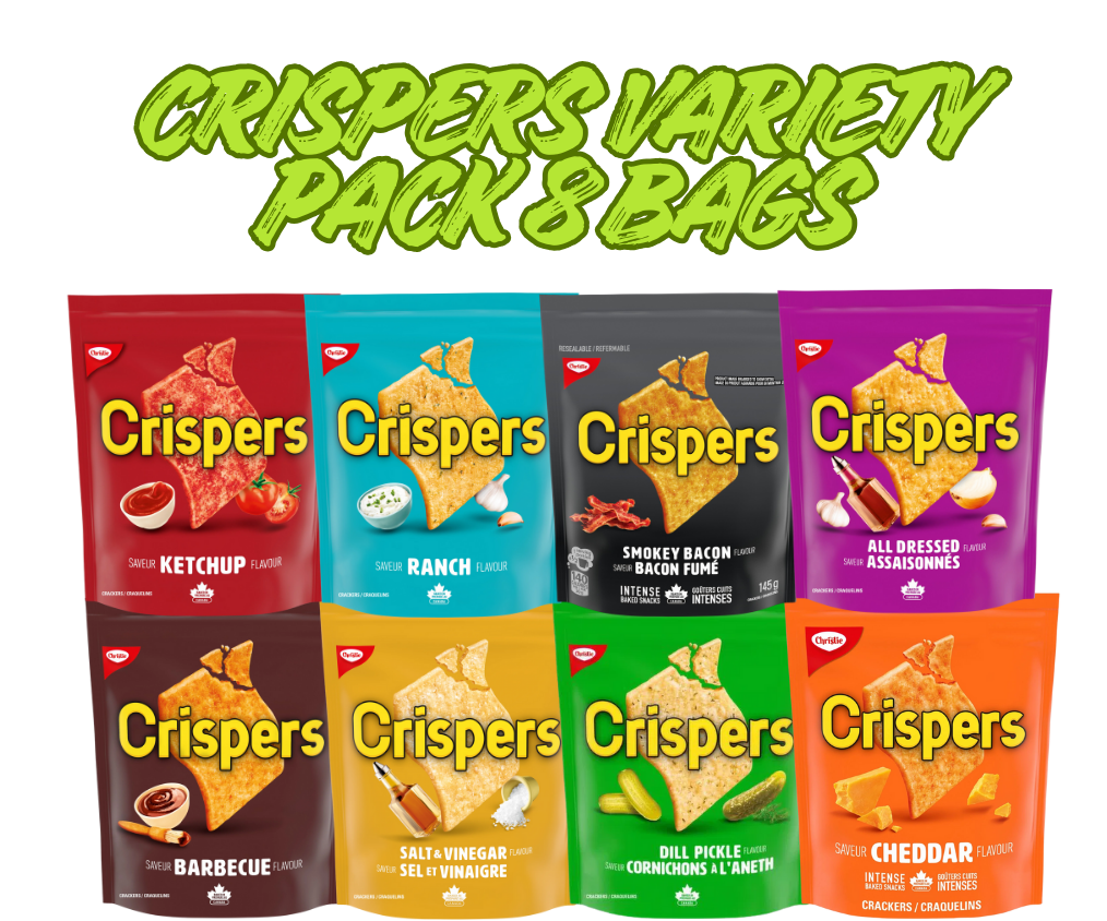 Crispers Variety Pack (8 Bags)