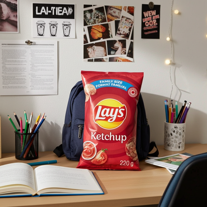 Lay's Ketchup Flavoured Potato Chips 220G