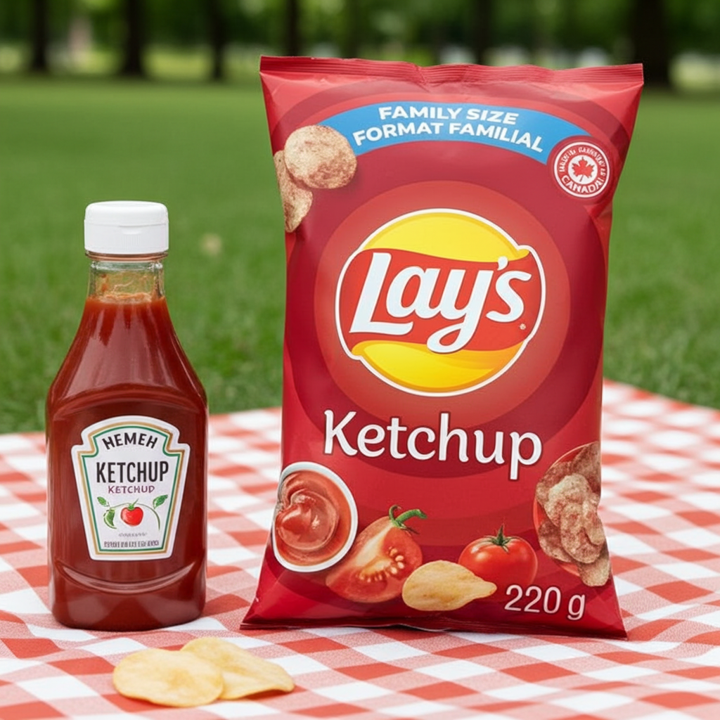 Lay's Ketchup Flavoured Potato Chips 220G