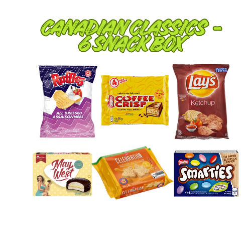 Canadian Classics - 6 Snack Variety Box