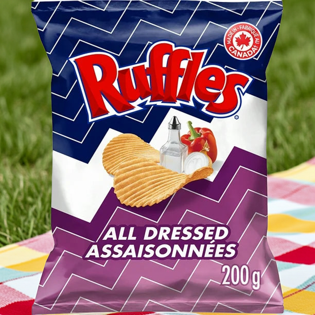 Ruffles All Dressed Potato Chips - 200G
